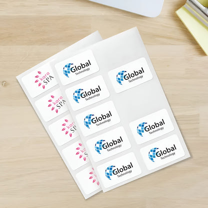 Printed Sticker Rounded Rectangle