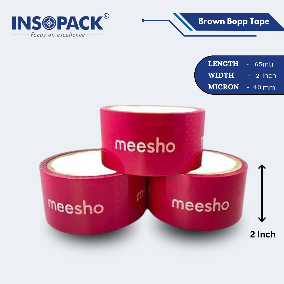 Meesho Self Adhesive BOPP Tape - 2 Inch