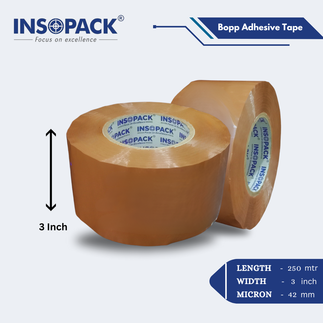 Self Adhesive Brown Tape - 3 Inch